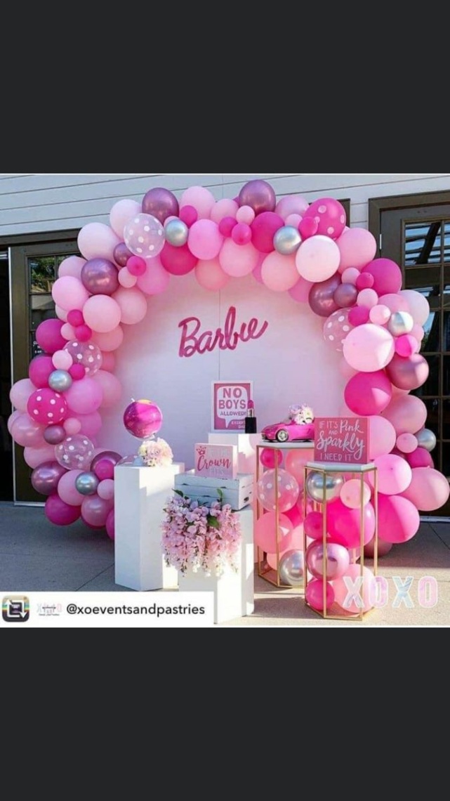 barbie theme decoration Bulan 1 Barbie Party Decorations - Create a Magical Birthday Celebration